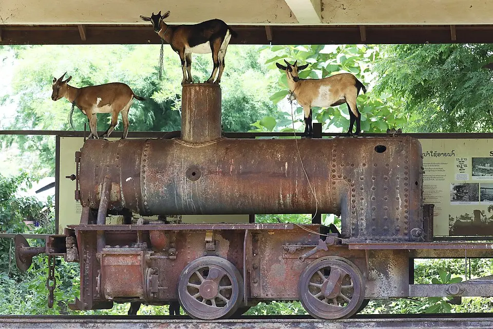 French colonial railway bridge, Don Khone